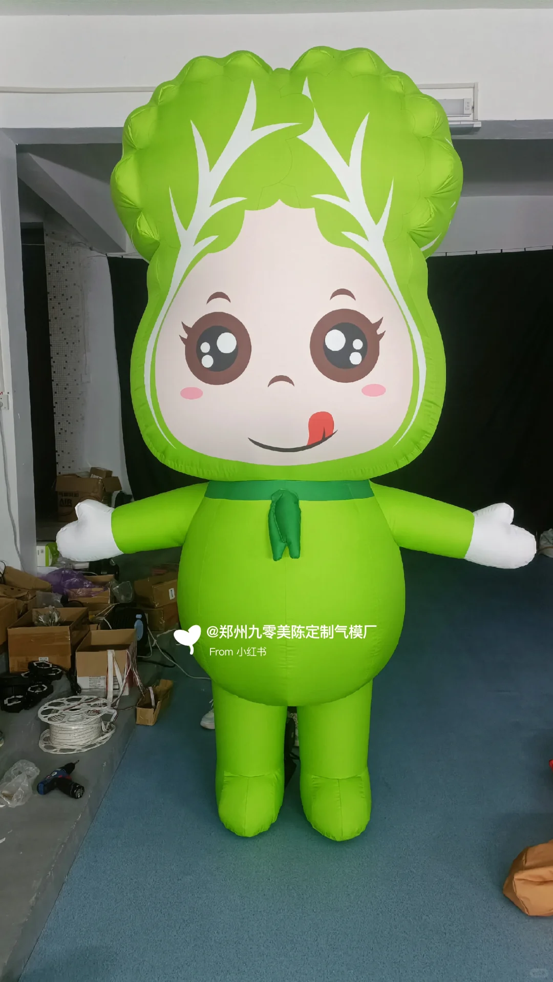 定制蔬菜水果卡通人偶气模，丰收节美陈必备