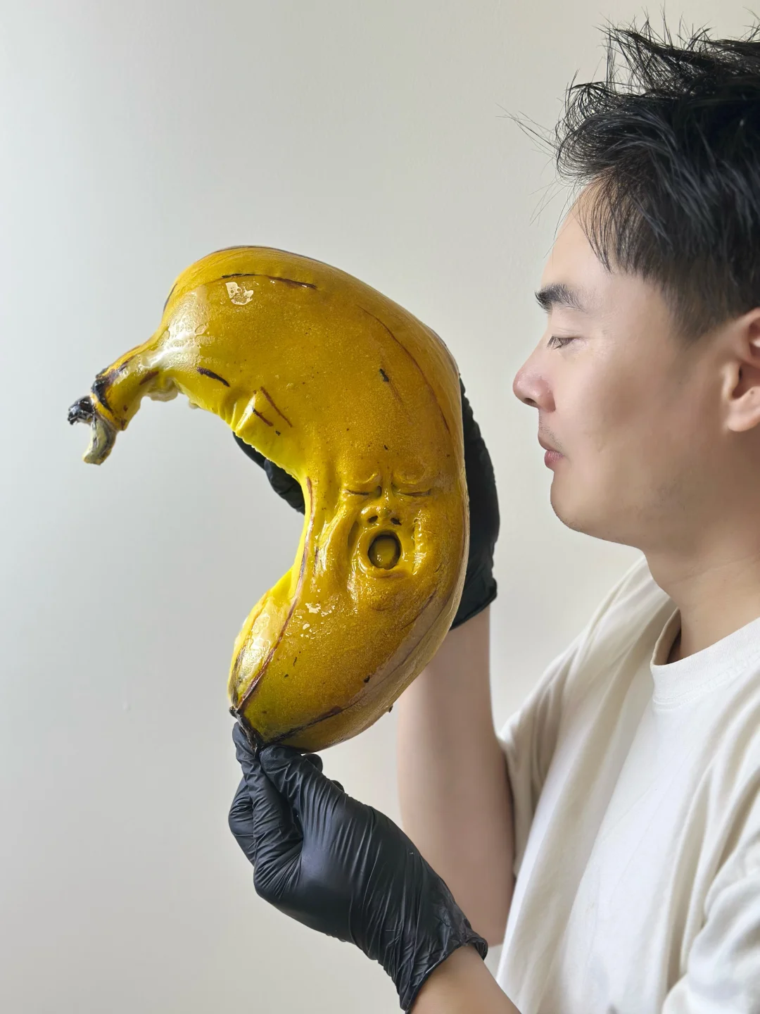 面包香蕉、烘烤前与烘烤后的区别