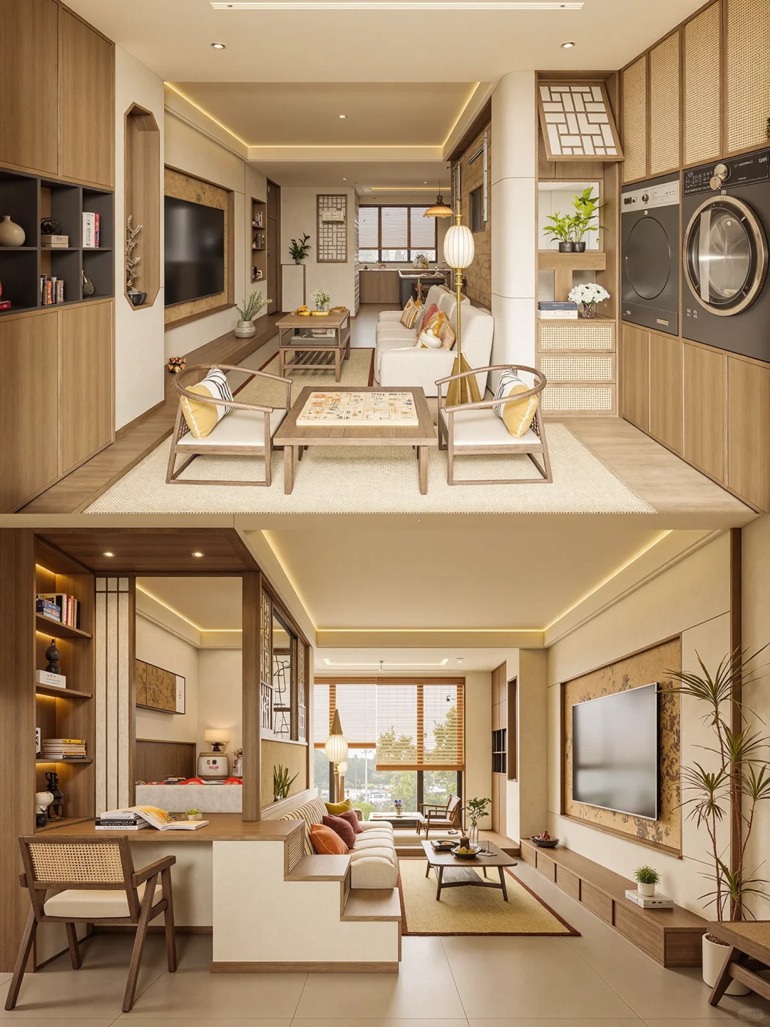 ?被业主狂夸的宋式新家!一房三用到极致