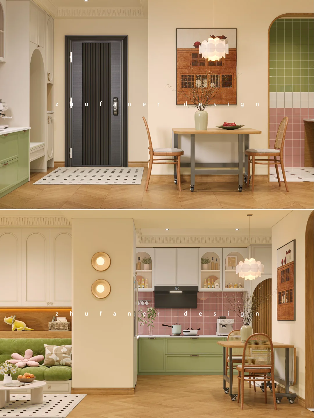 思路打开，老房靠四用地台扩容，两室荣登三居