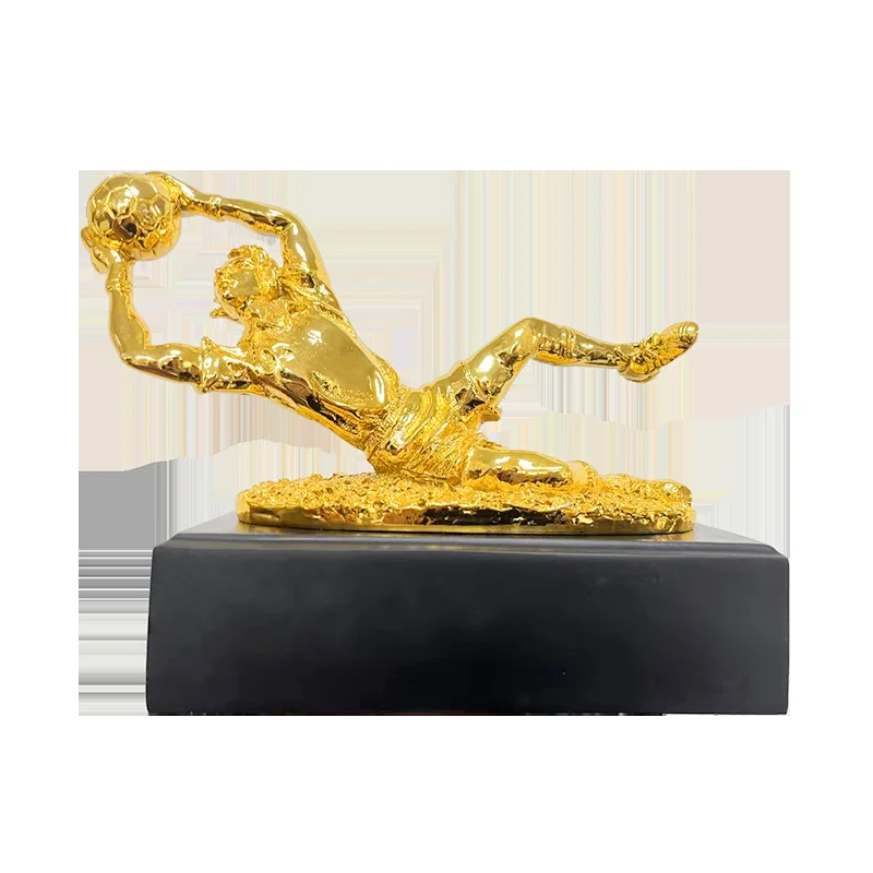 金手套奖杯足球守门员门将射手金球树脂奖杯