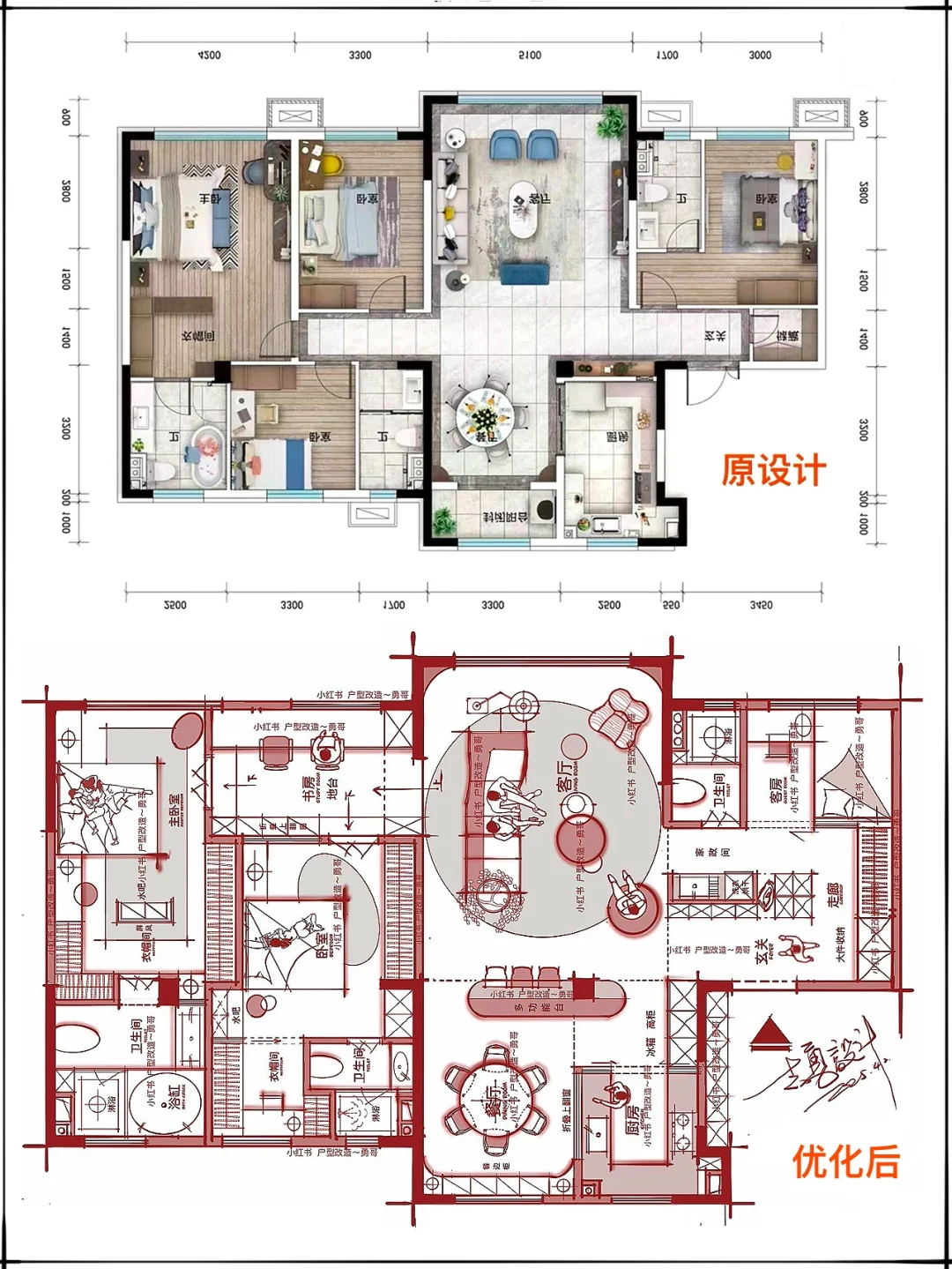户型改造～这才是满级人类的家！！❗️