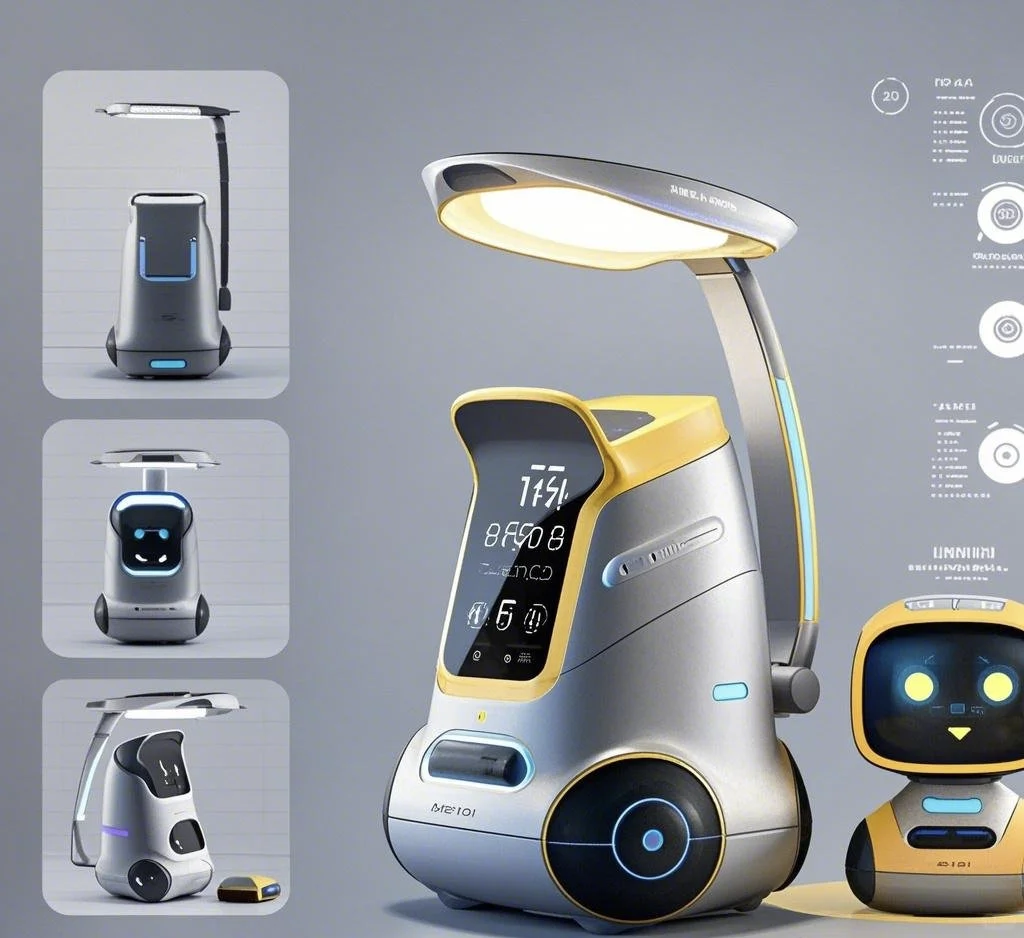 概念学习伴侣台灯:启明！你懂学习它懂你！