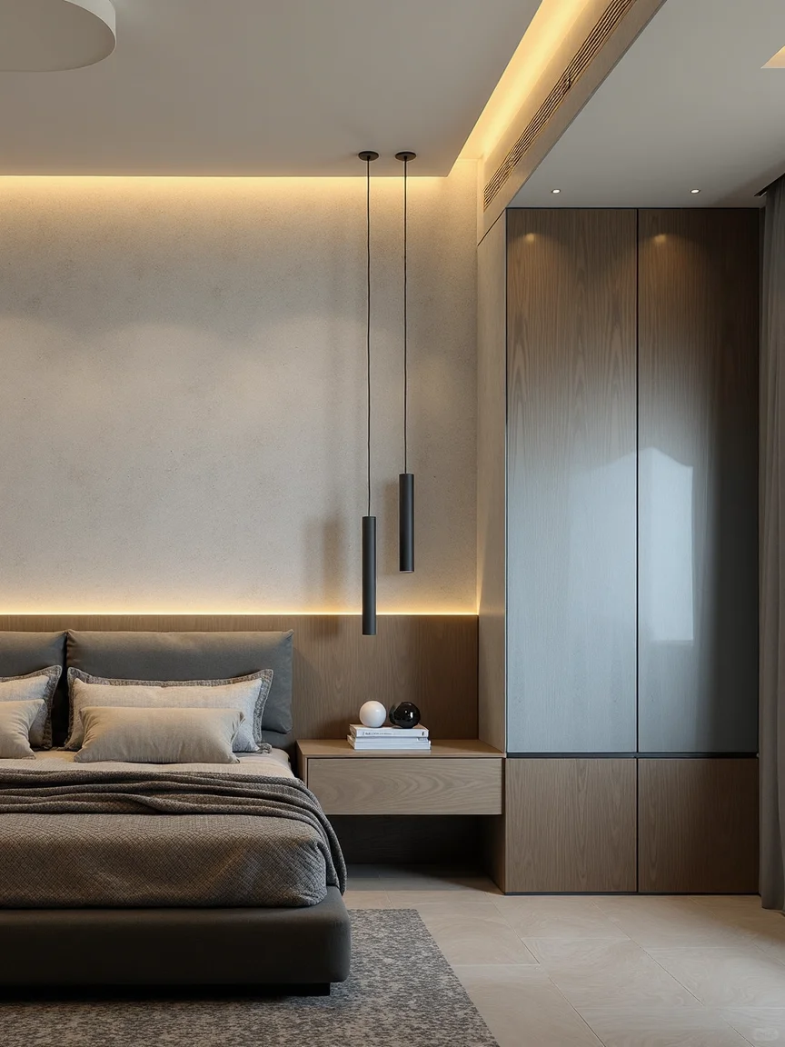 沙发背靠开放式书房！白嫖大横厅+收纳爽飞