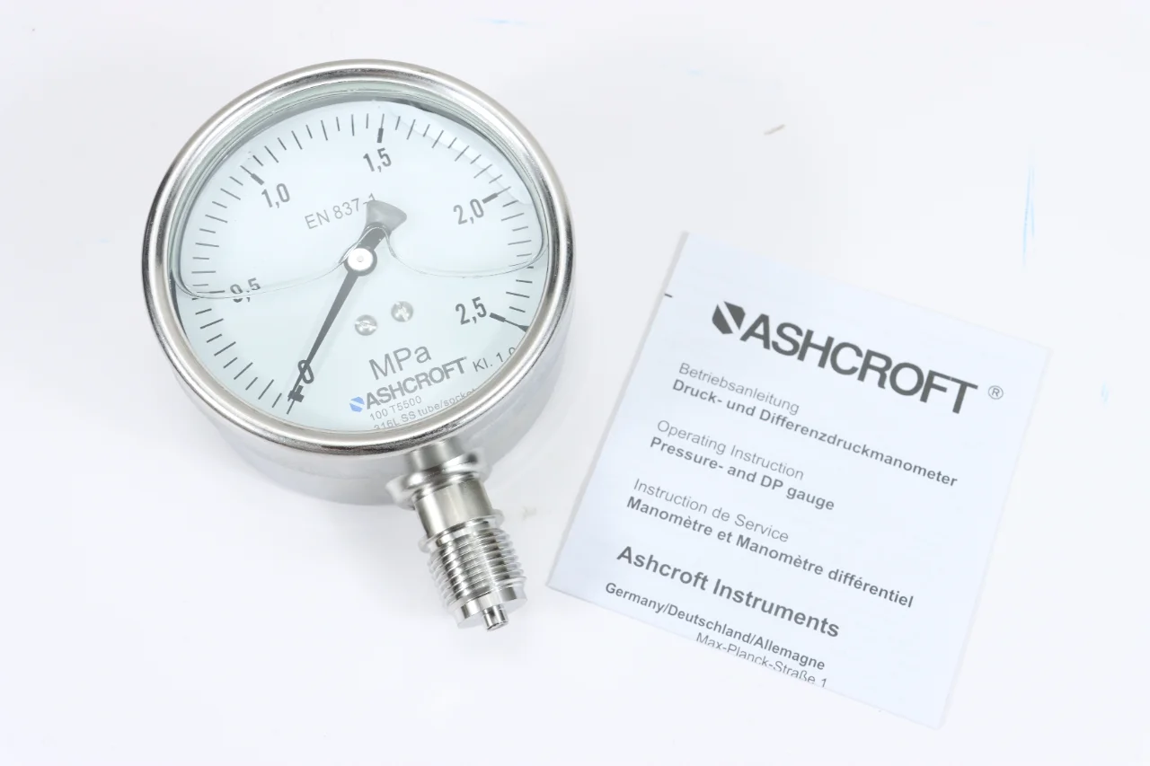 ASHCROFT雅斯科 T5500 不锈钢弹簧管压力表