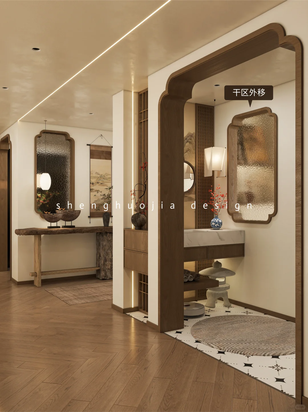 拆墙换下沉客厅+书房，业主说空间利用赚翻