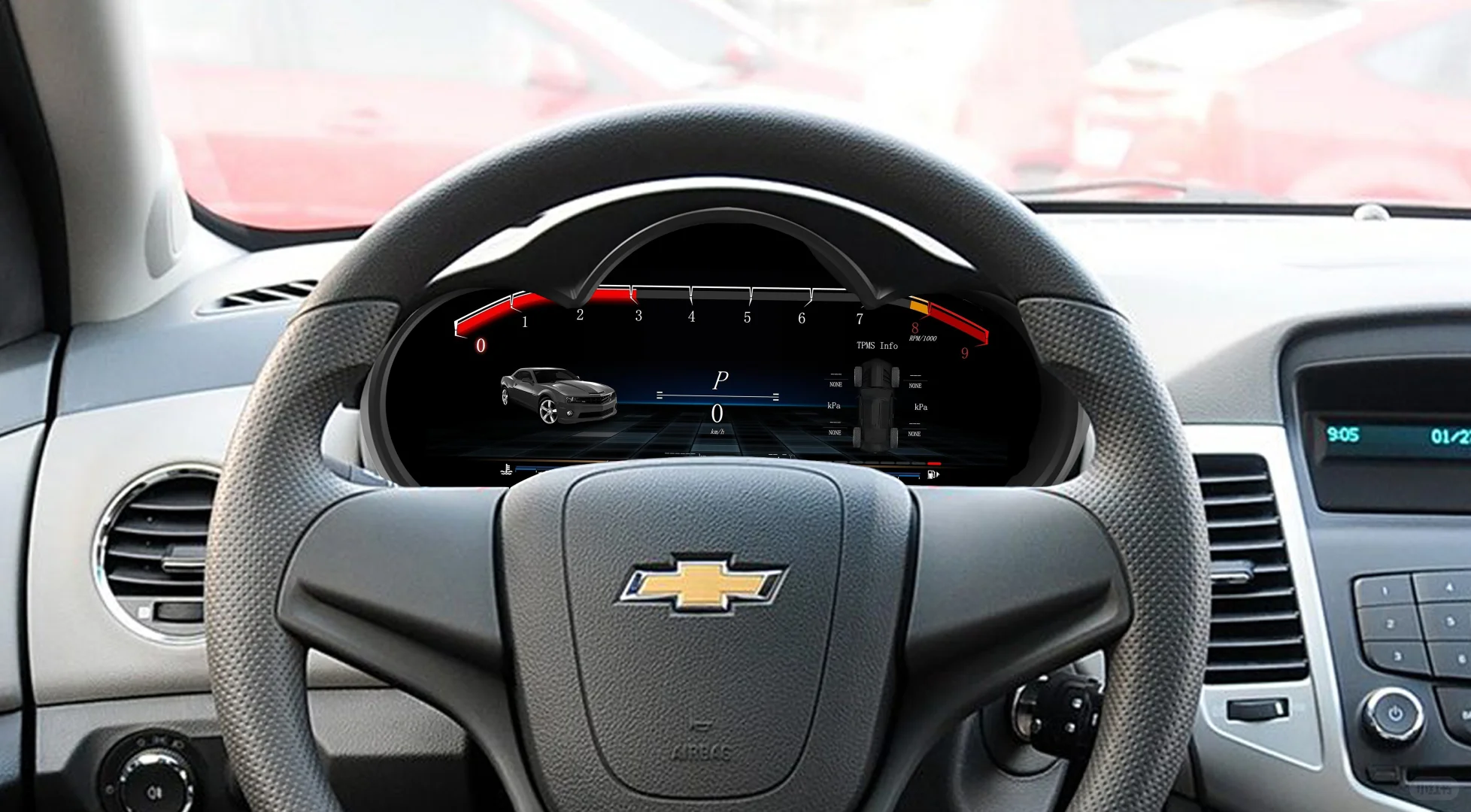 经典科鲁兹液晶仪表