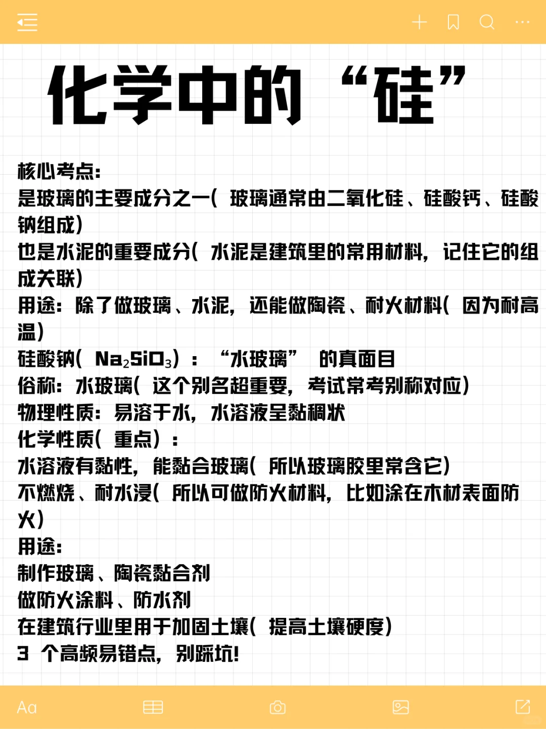 硅的化合物考点，一篇搞定不丢分！