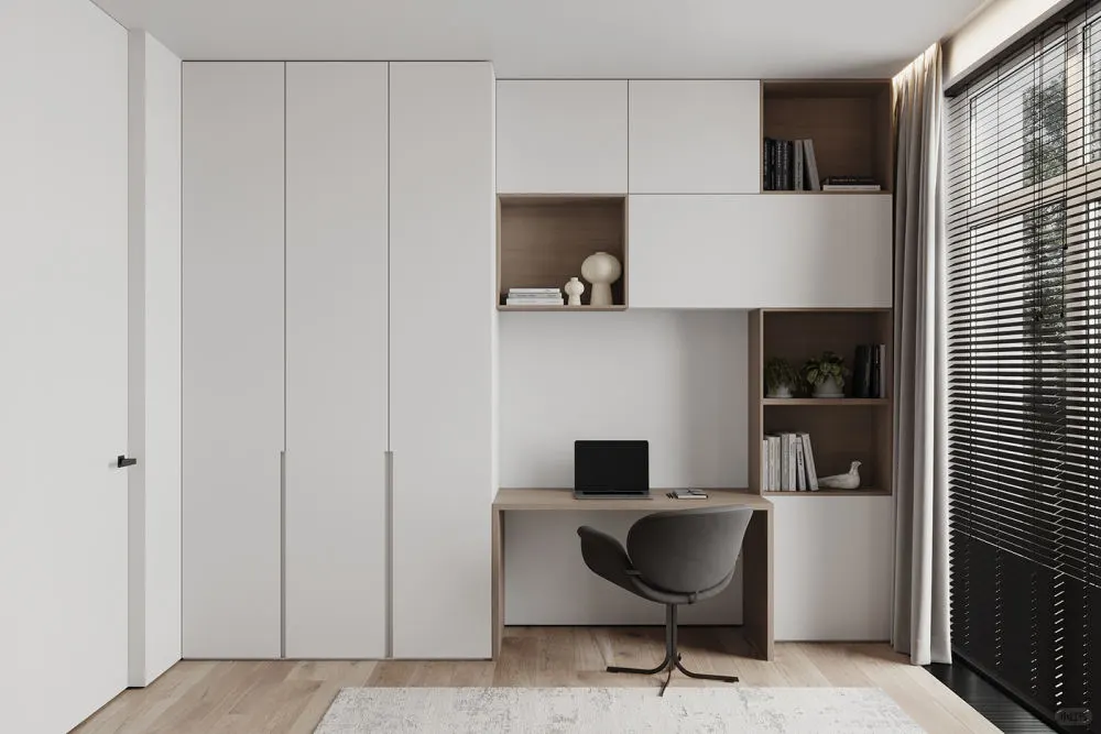 全铝多功能桌柜：极简空间的整合艺术