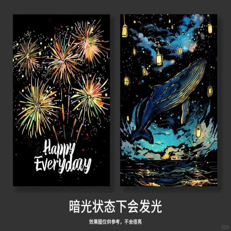 光炫彩刮刮画:创意DIY手工玩具大作战?