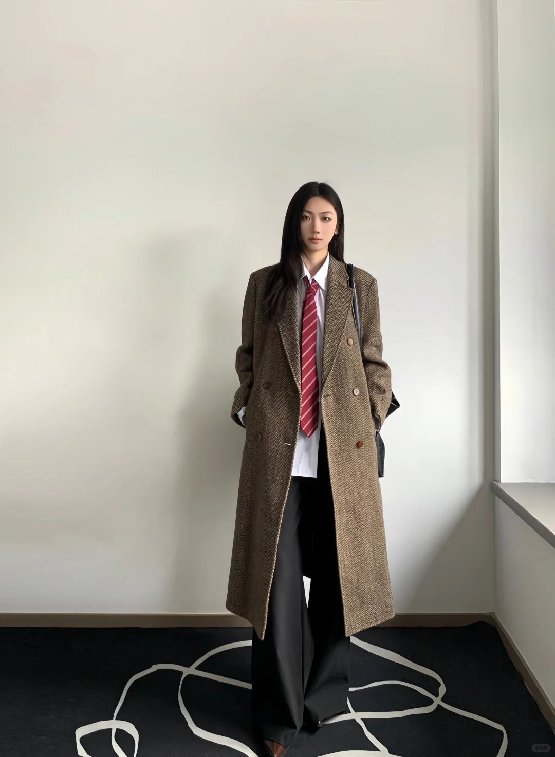 姐系氛围感｜高级allgrey驼色大衣穿搭合集