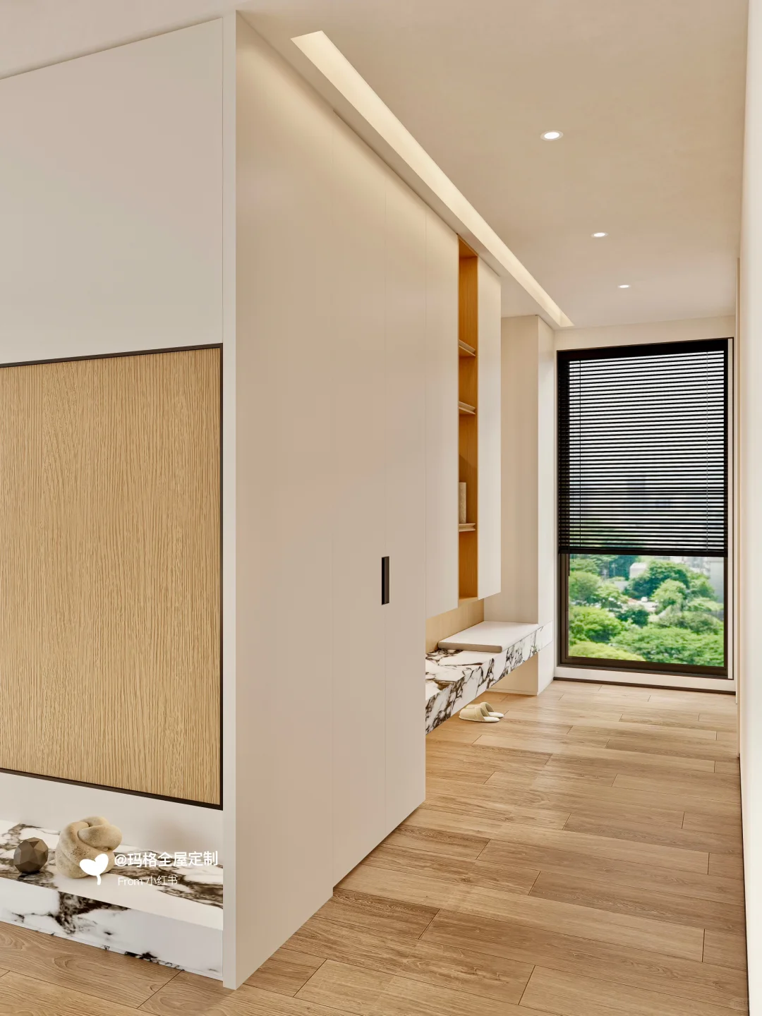 小户型都来抄原木极简风！大平层既视感?