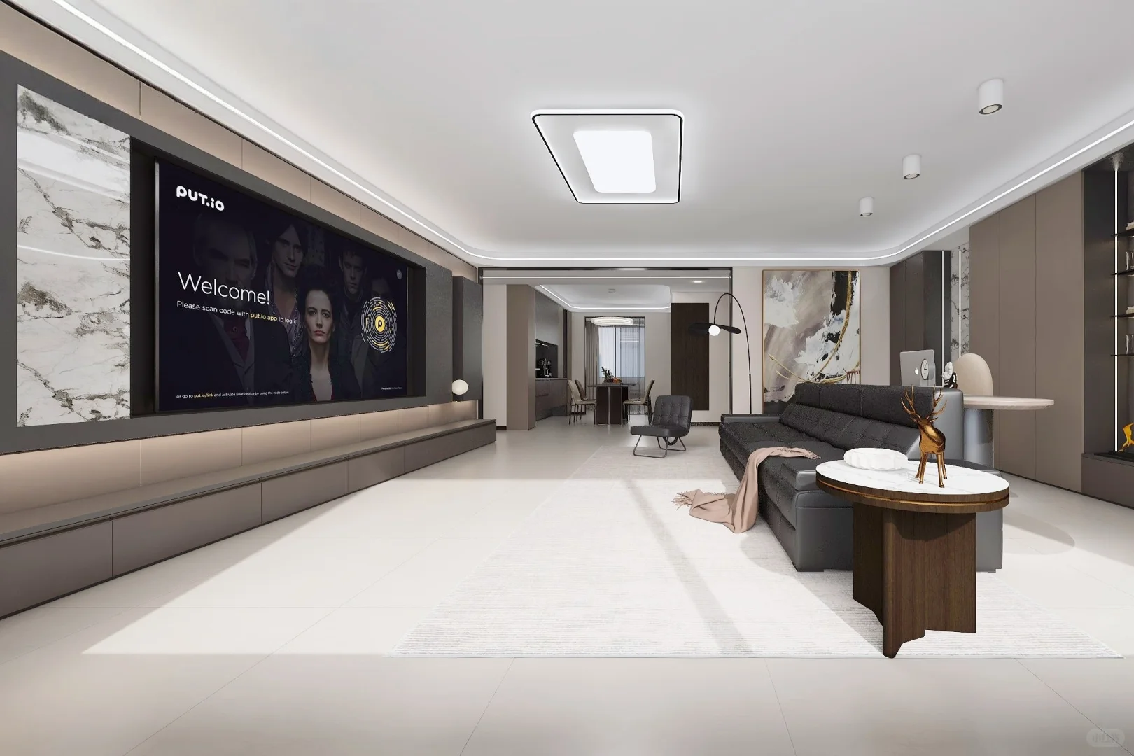 多伦定制丨锦绣豪庭，123平，意式极简！