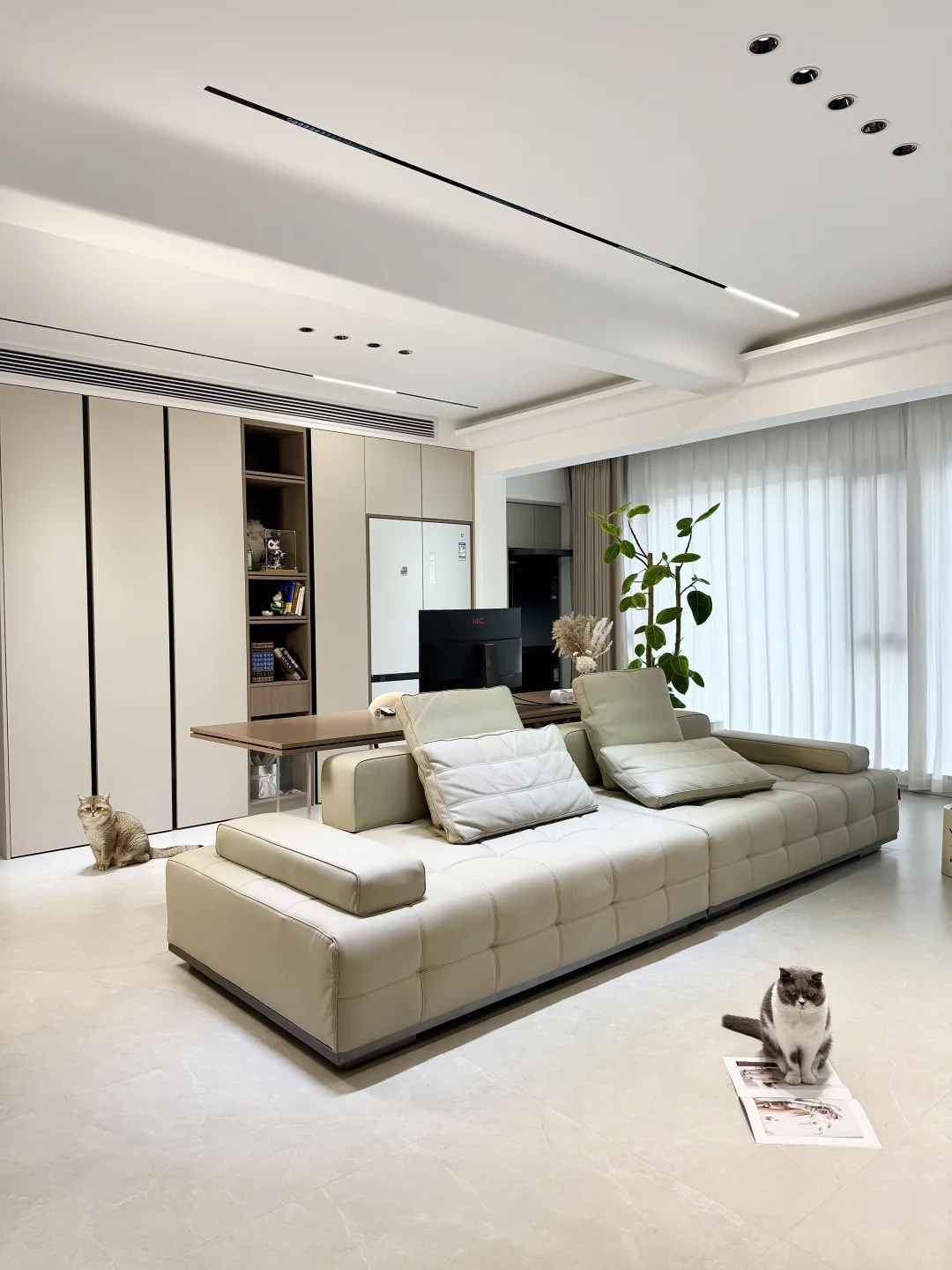 客厅书房一体式 | 打造多功能空间✨