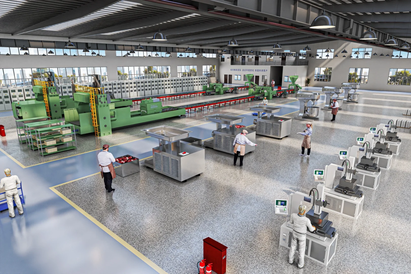 工厂车间效果图制作