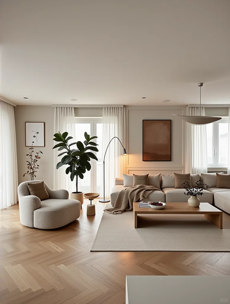 ? 123㎡现代简约私宅全解析｜细节控狂喜