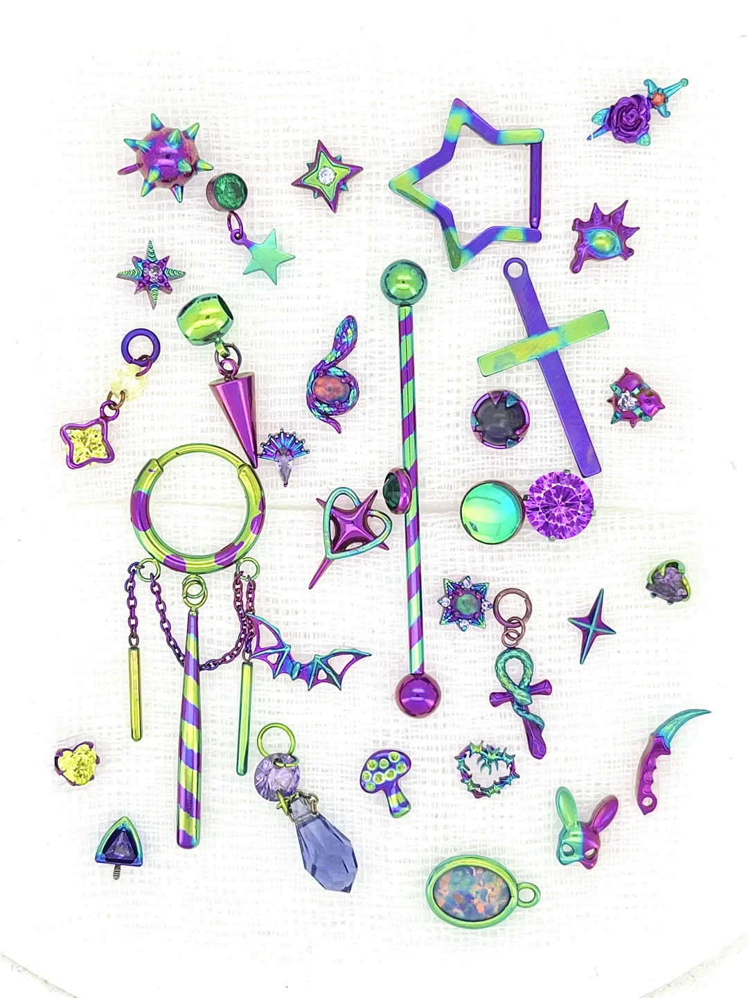 超值钛合金耳钉EVA初号机盲盒来袭