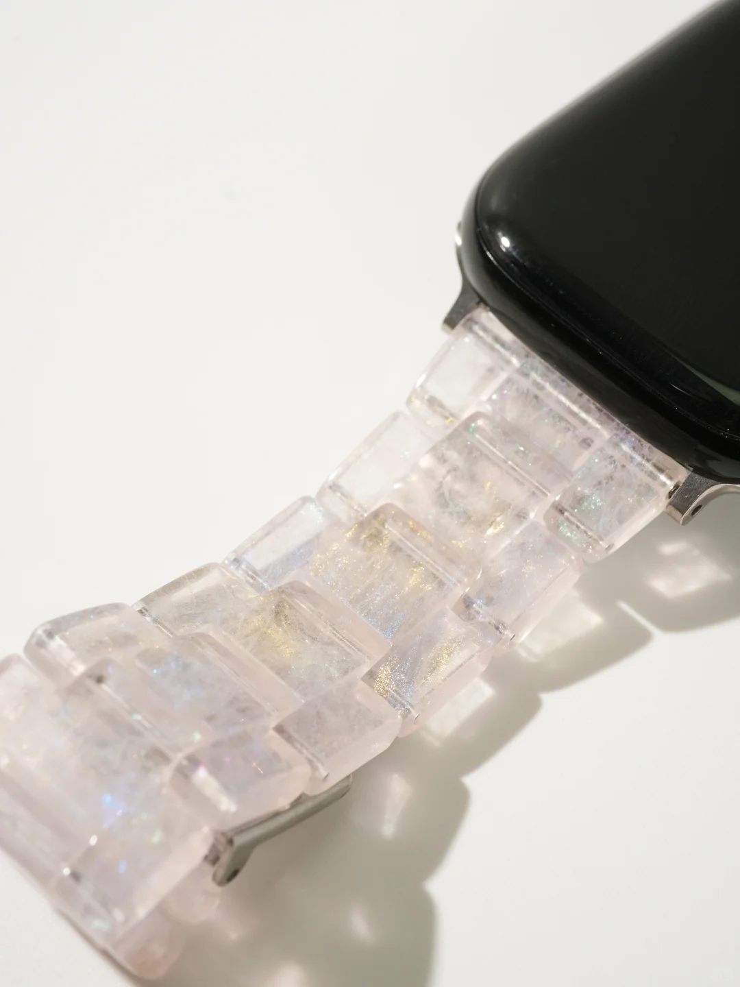 鎏金镶嵌 ✨透明树脂小众款表带 美到失语