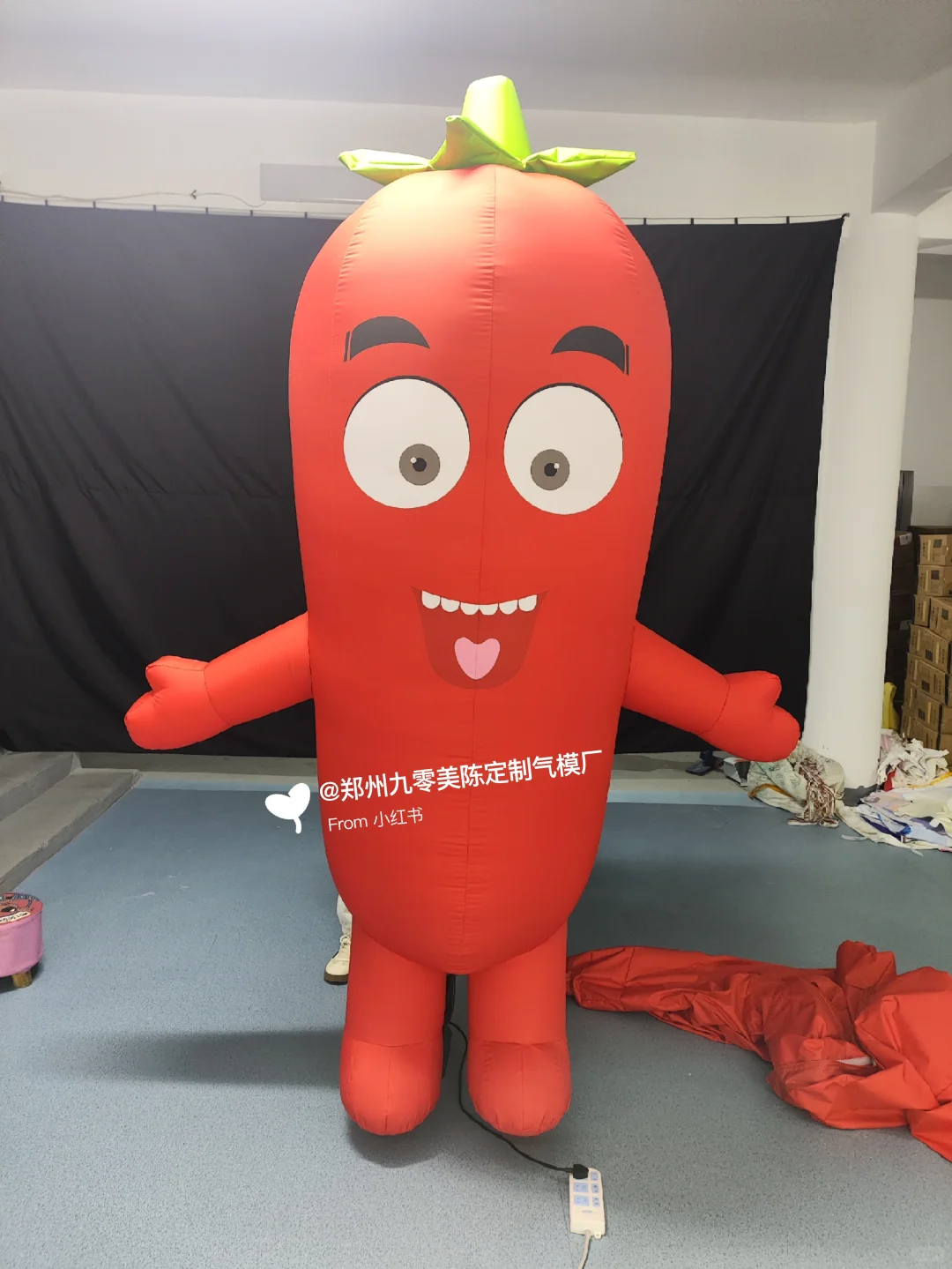 定制蔬菜水果卡通人偶气模，丰收节美陈必备