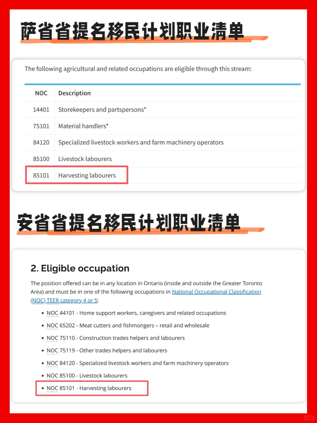 加拿大低门槛移民‼️干6个月就能申PR