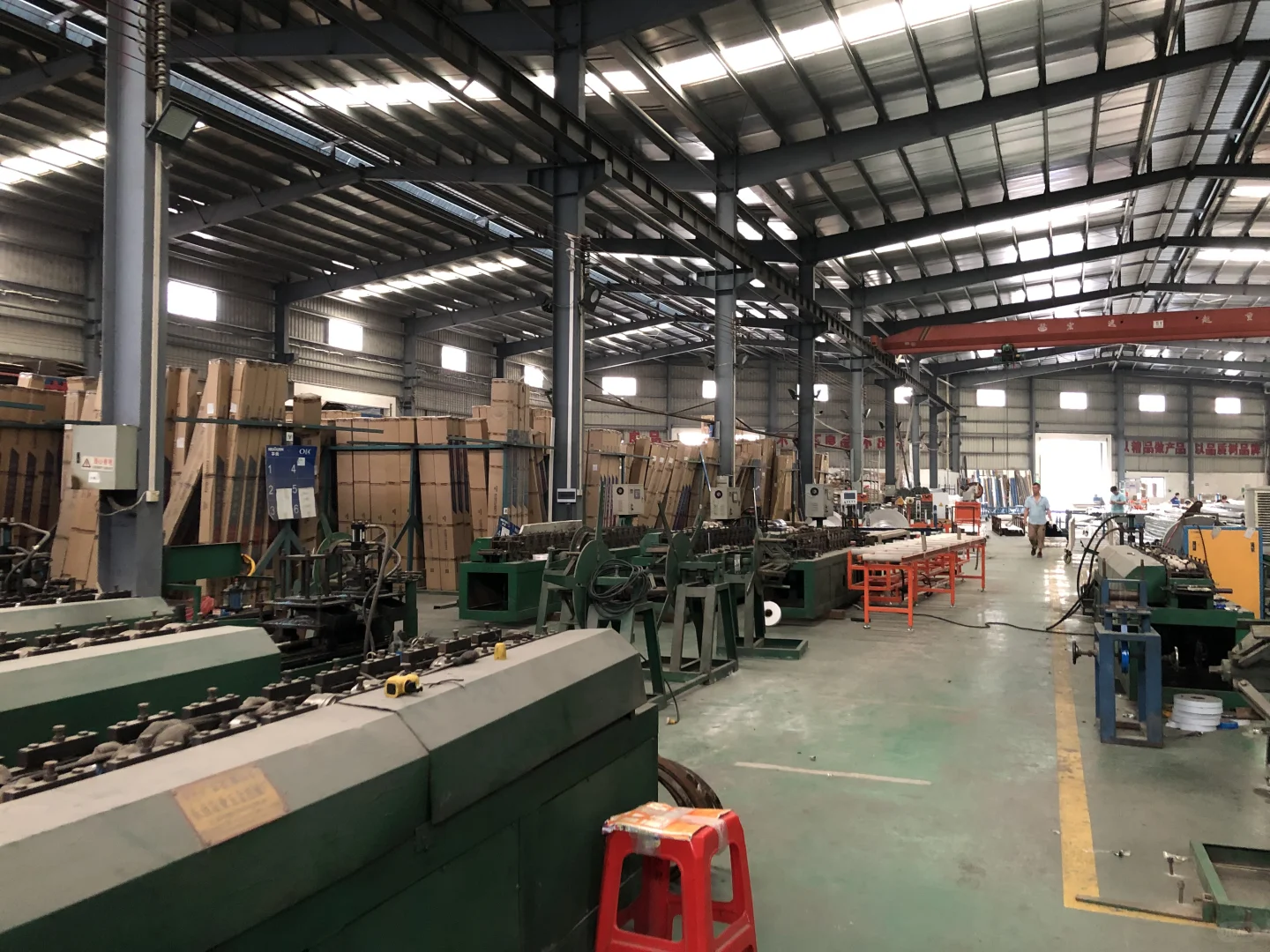 铝合金建材厂生产线｜加班的随手拍?