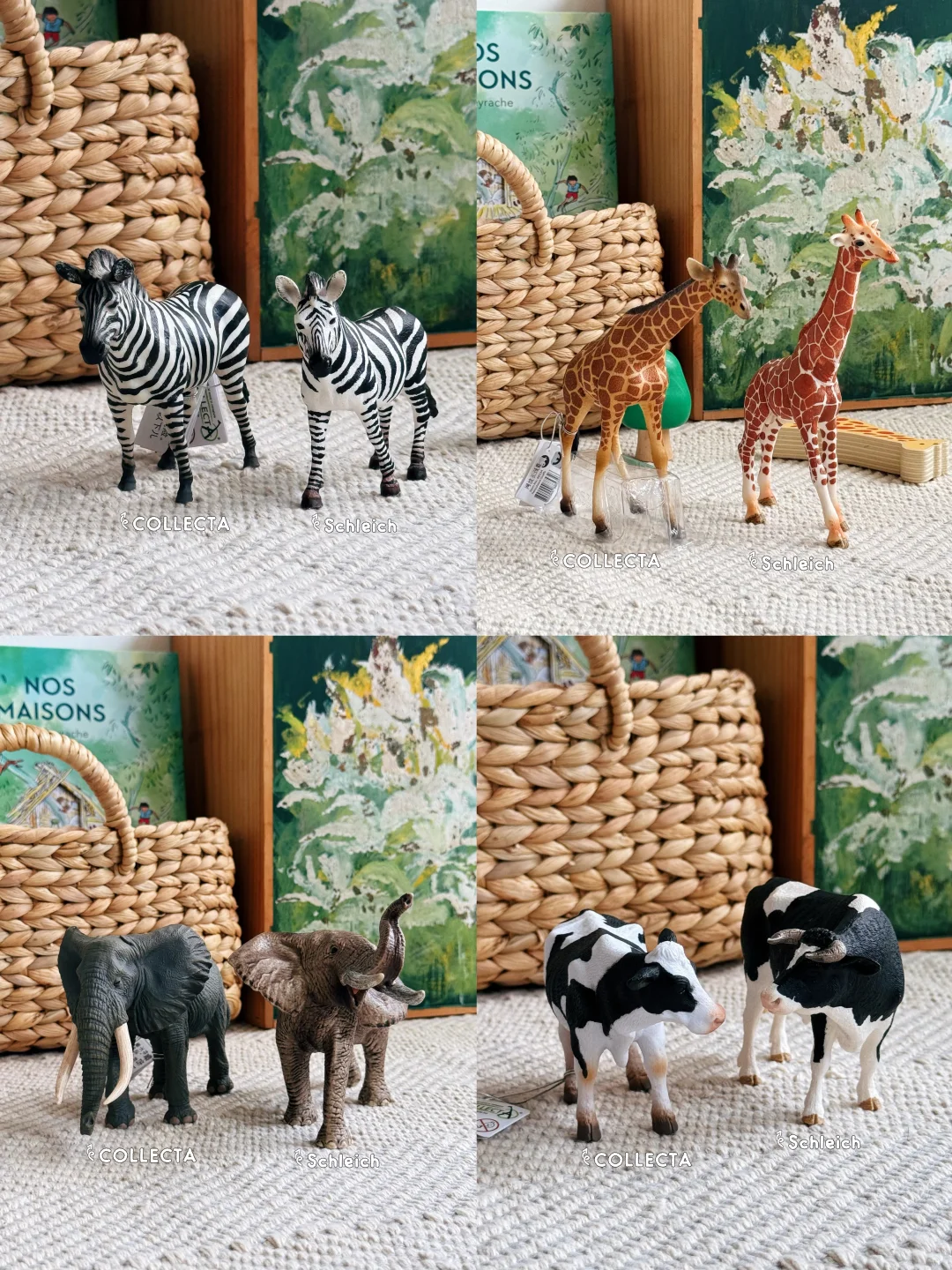 测评|Schleich和COLLECTA的仿真动物模型