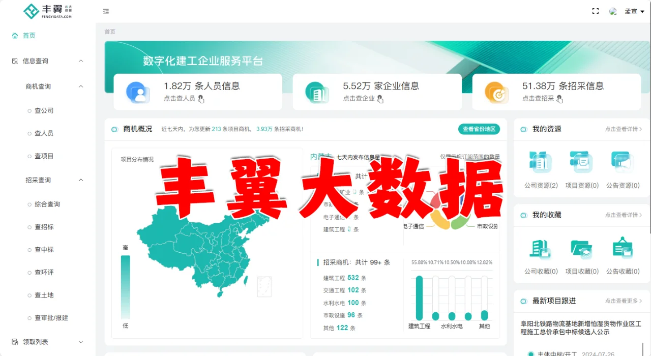 全国建筑项目招标公告和公示信息 尽在此