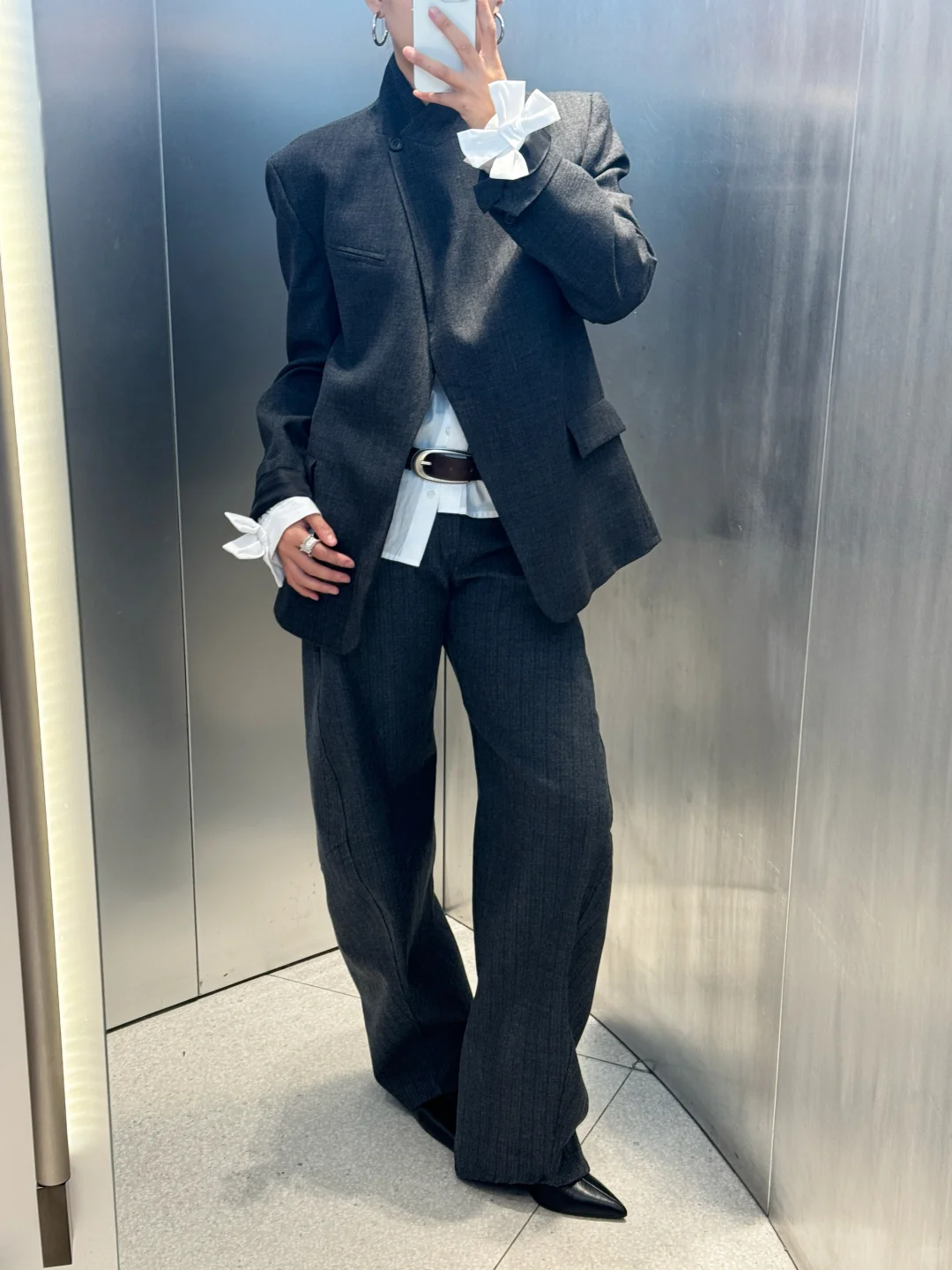 Zara这套西装真…清冷又贵气的女绅士风