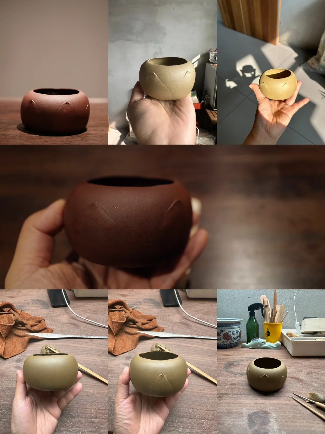 做一个莲花小盂…手工独一无二