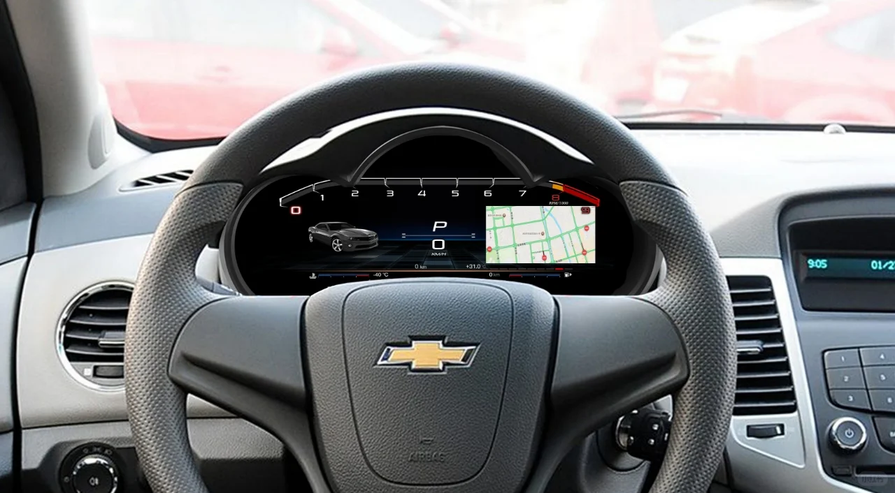 经典科鲁兹液晶仪表