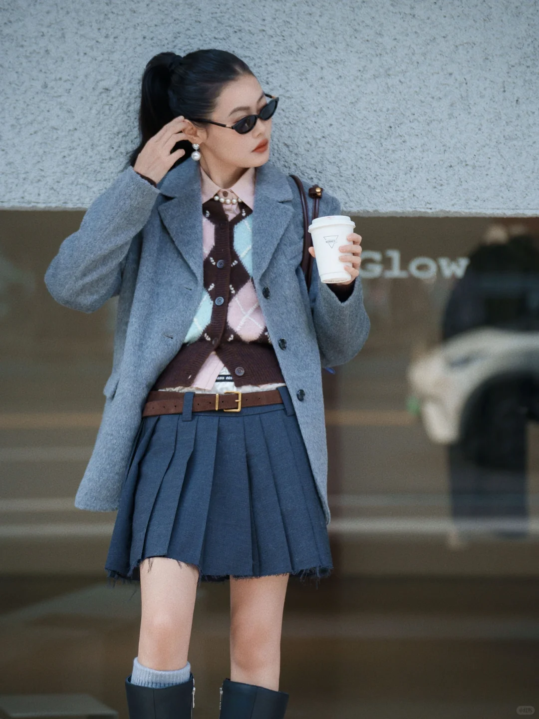 今日人设：高智感时髦学姐?