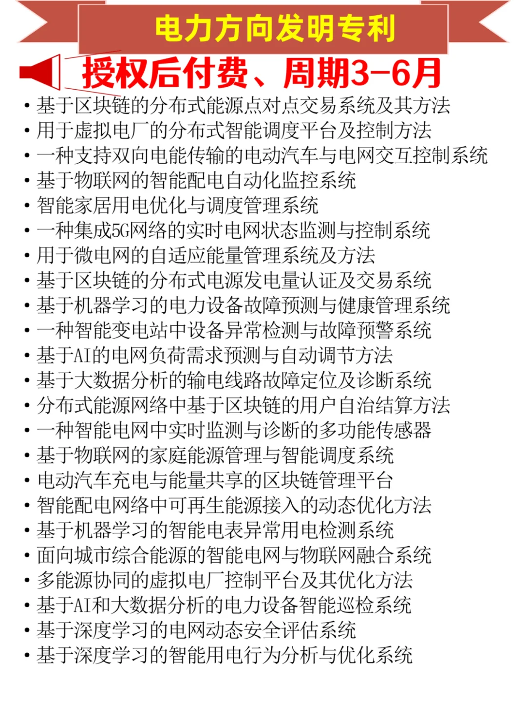 电力发明专利申请有哪些？电力方向申请发明