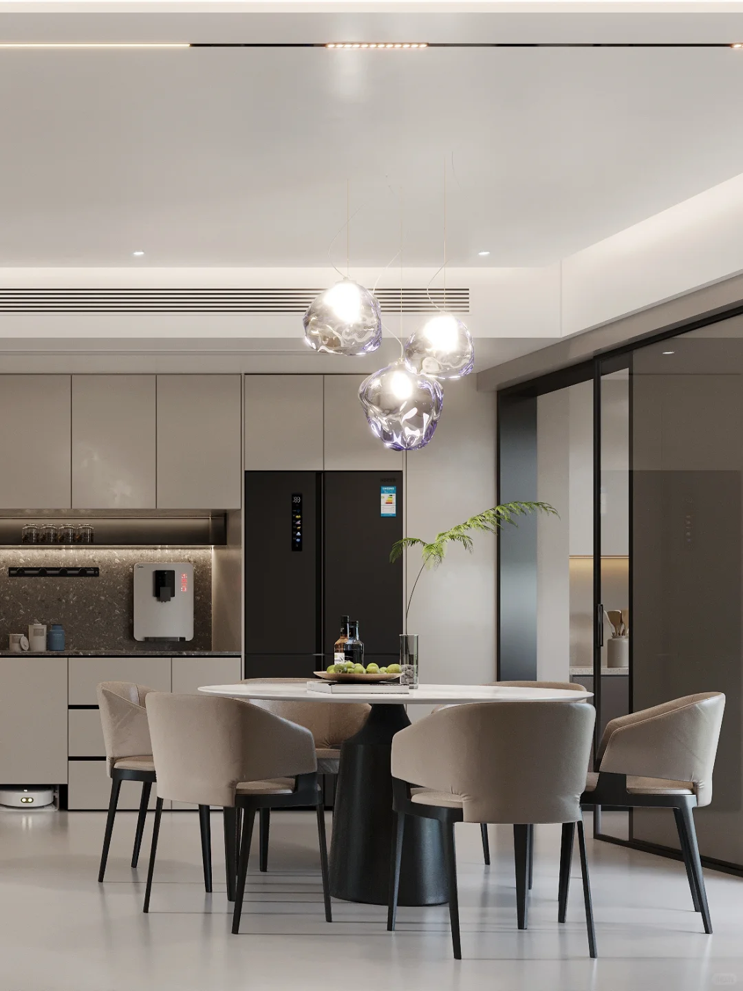 近期案例｜中交滨海一家四口简约风的家