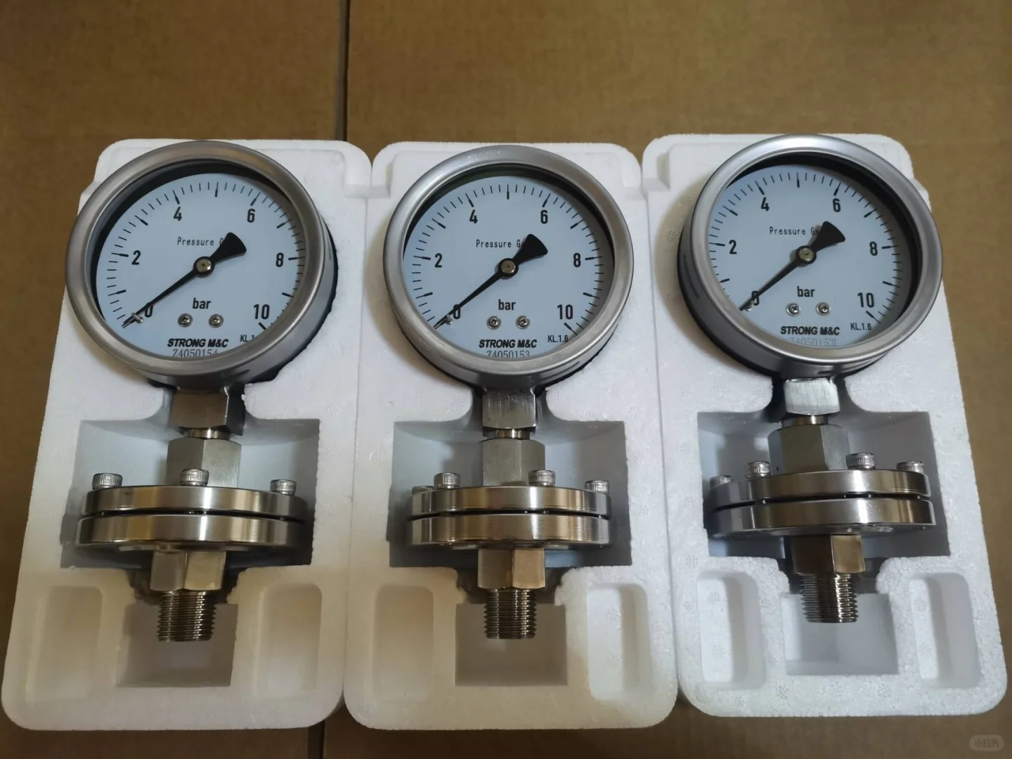 隔膜压力表，各种常规和非常规定制