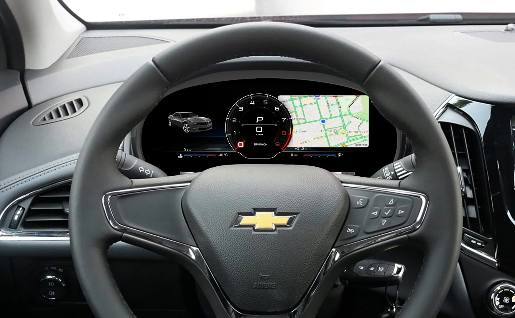 科鲁兹液晶仪表