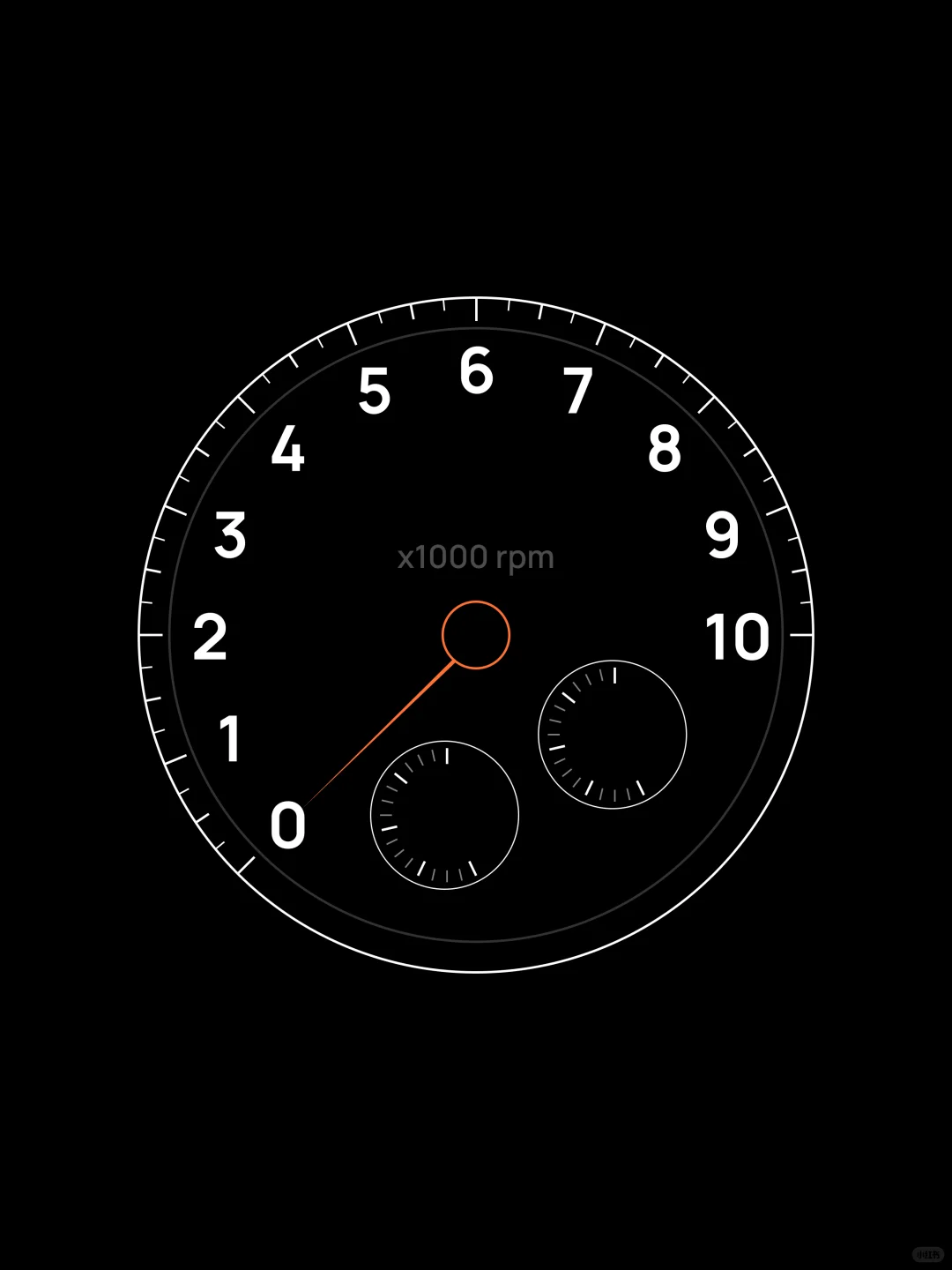 4种经典的车辆转速仪表盘布局
