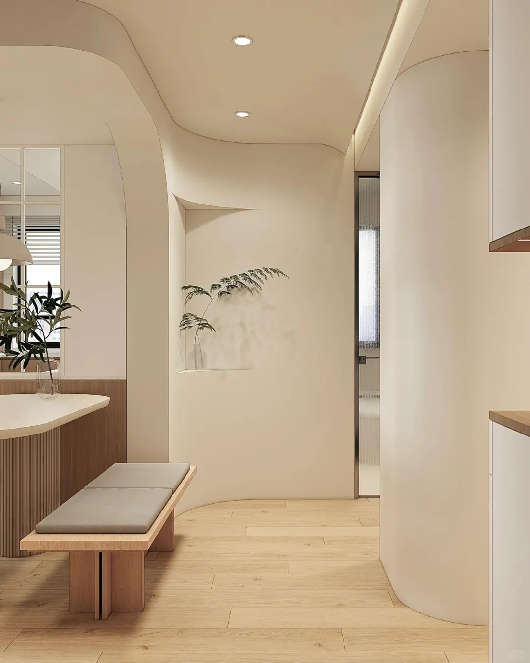 设计新思路!入户即惊艳,进门的瞬间被美晕