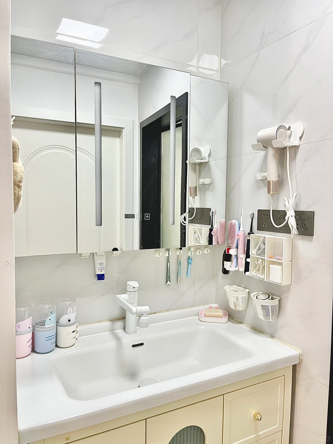 很好抄作业的小户型浴室柜收纳❗️