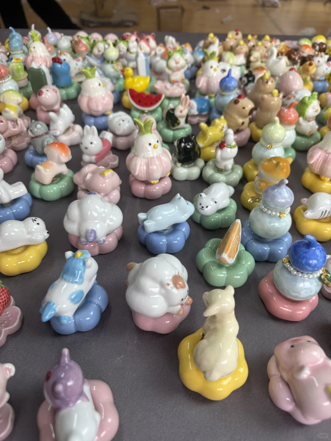 景德镇陶瓷转转陶瓷小动物摆件