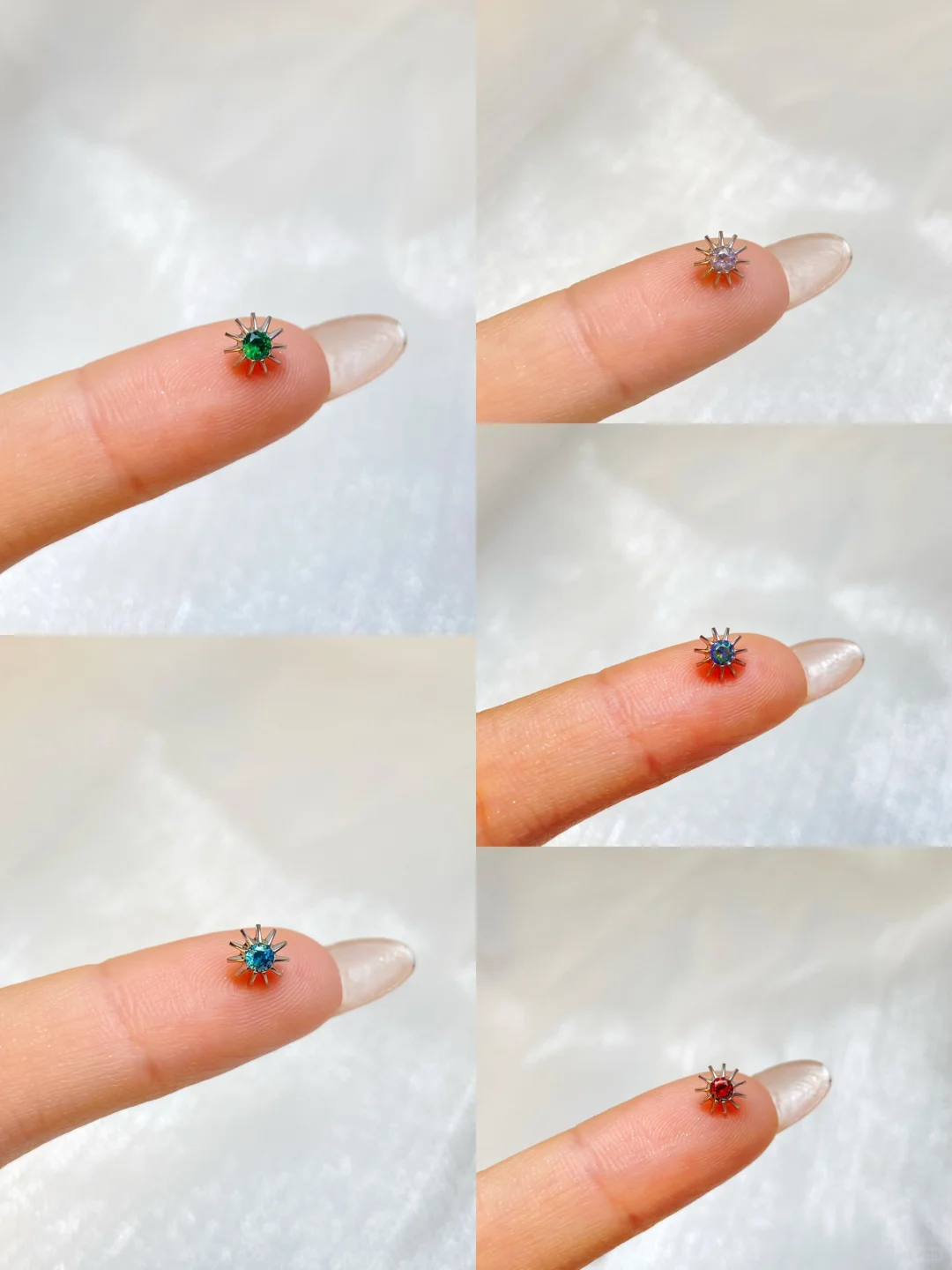 谁还没冲这钛合金太阳花？养耳洞➕颜值双在线