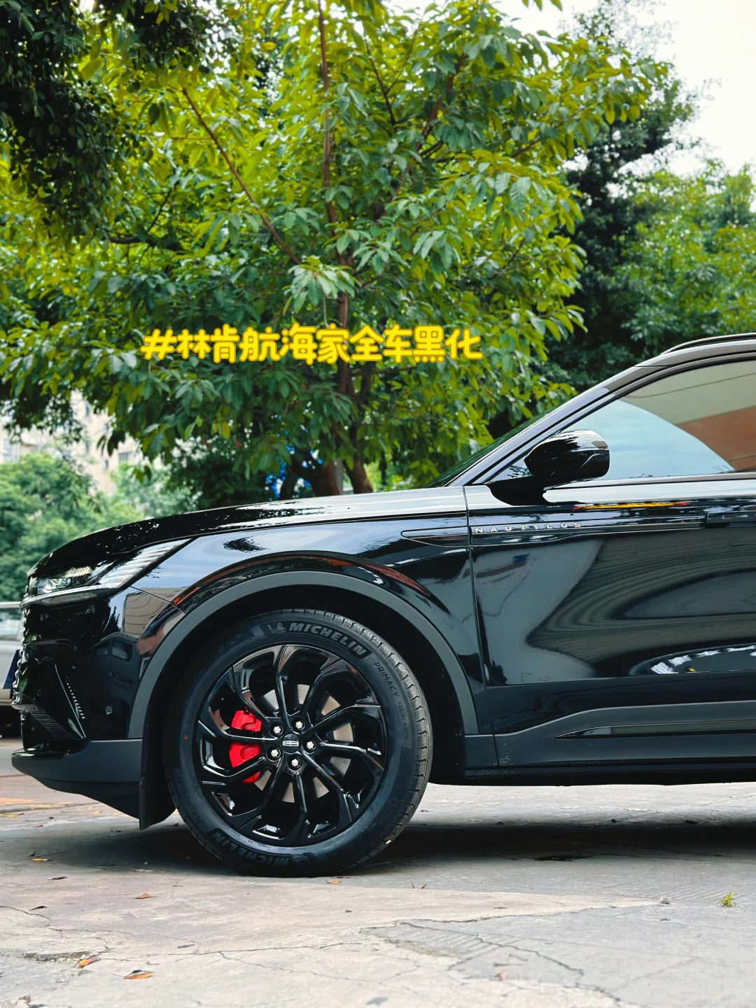 这改装厉害，全车镀铬件黑化