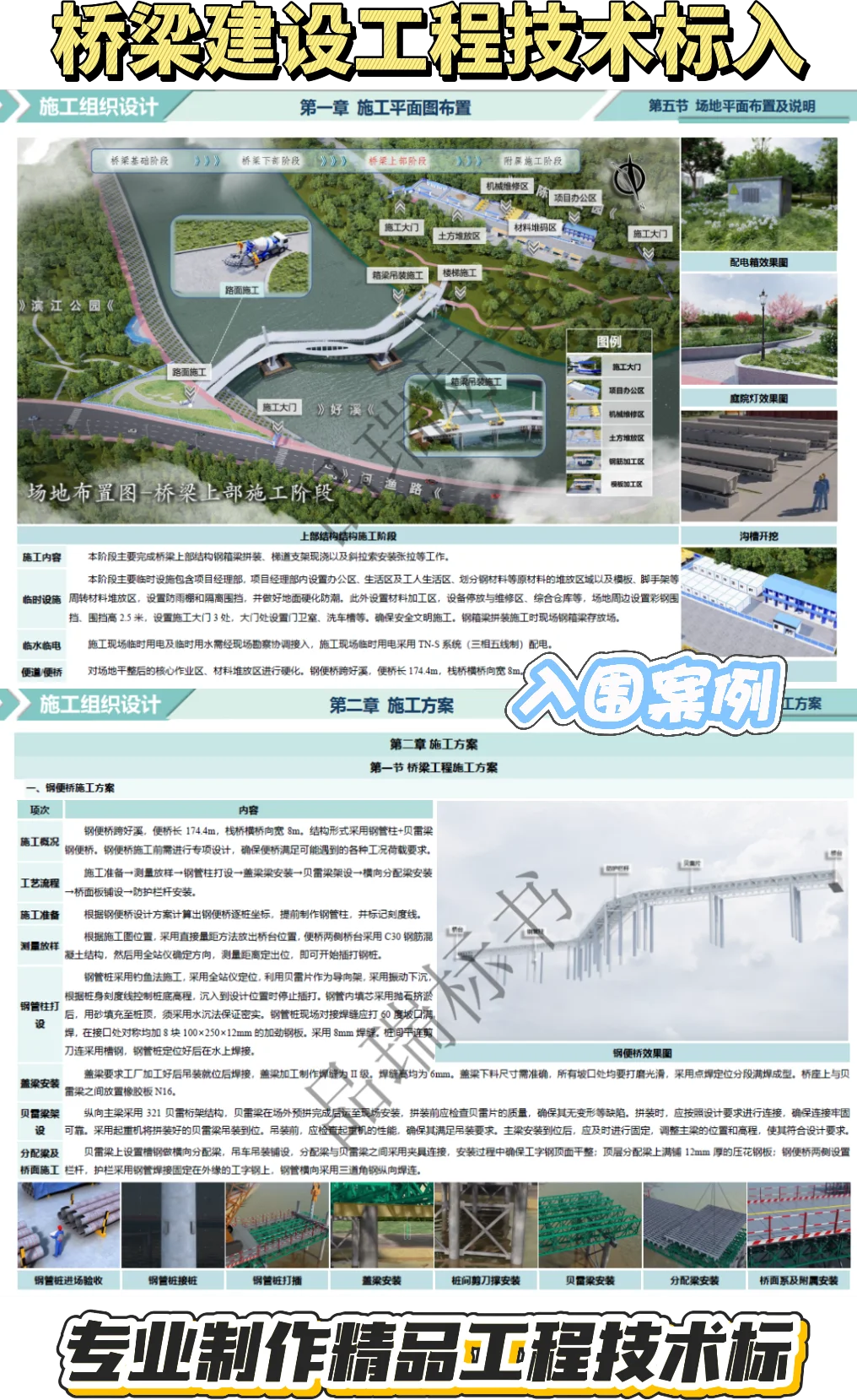 桥梁工程技术标，专业制作精品！