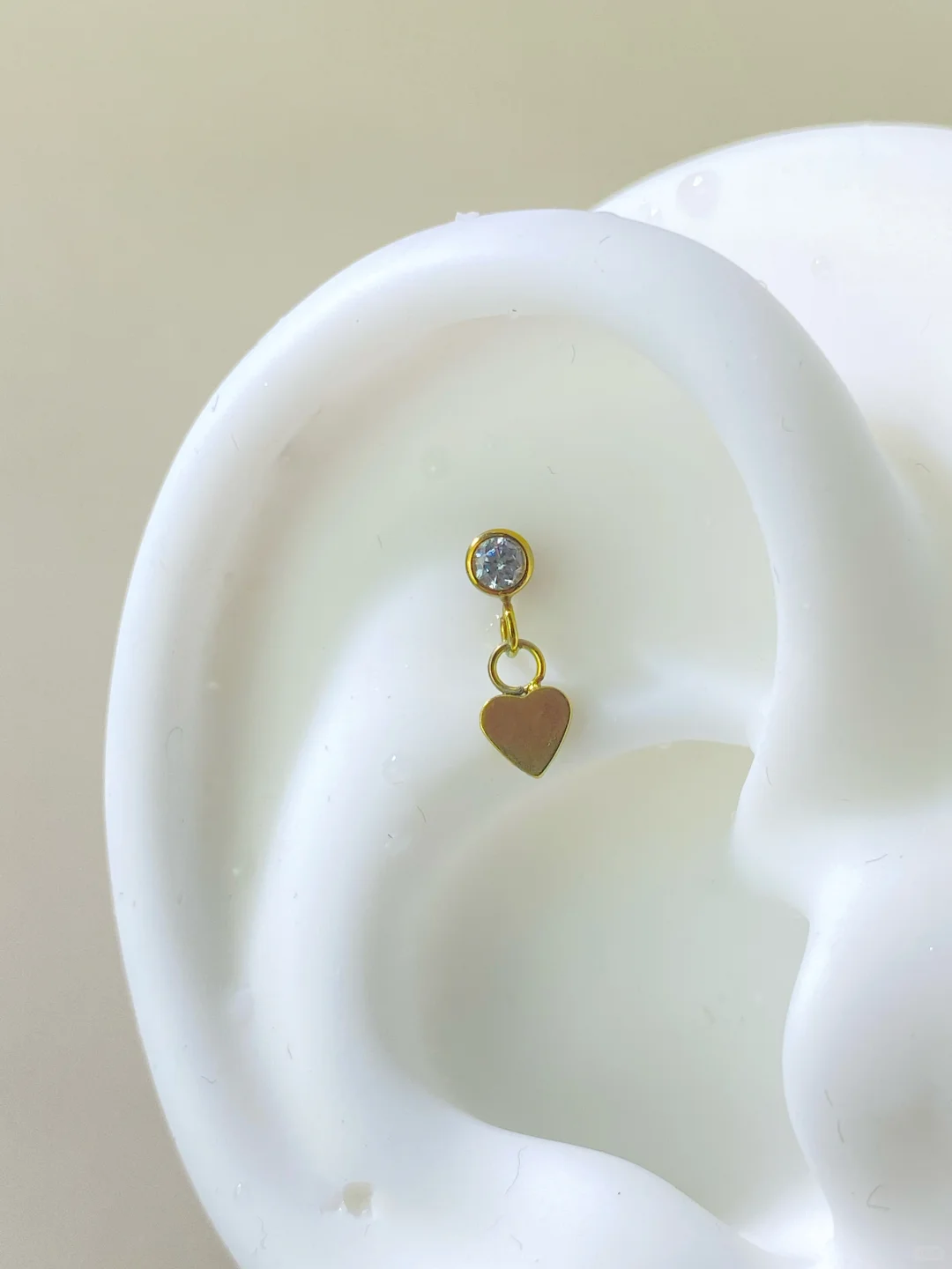 告别撞款！钛合金改色爱心?，一钉多戴太会了