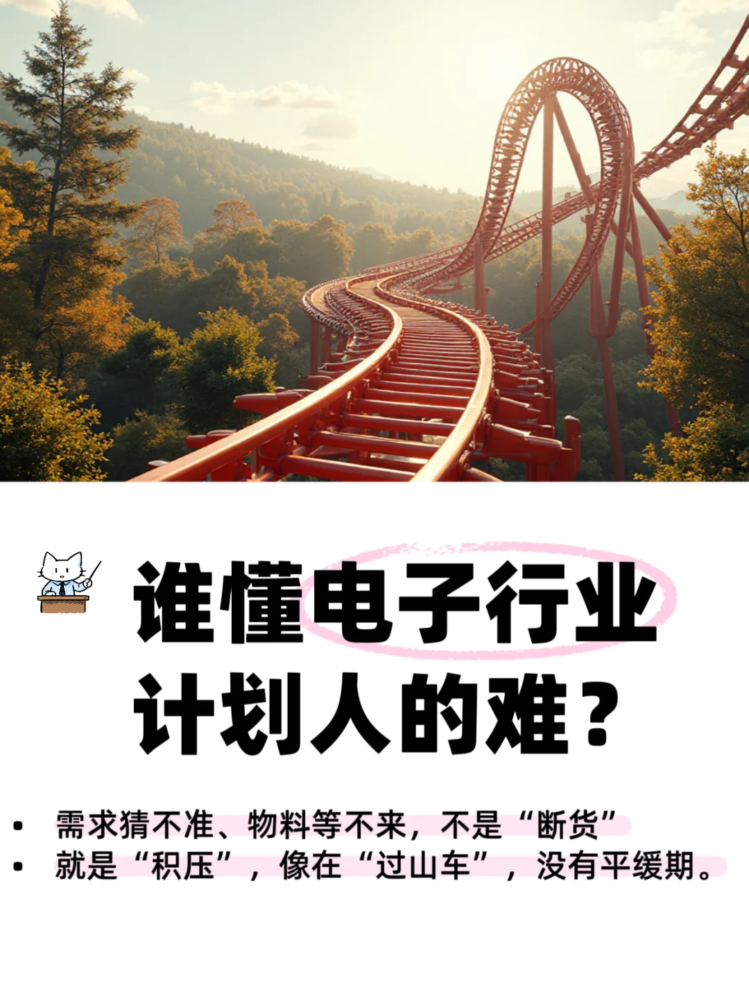 谁懂电子行业计划人的难？
