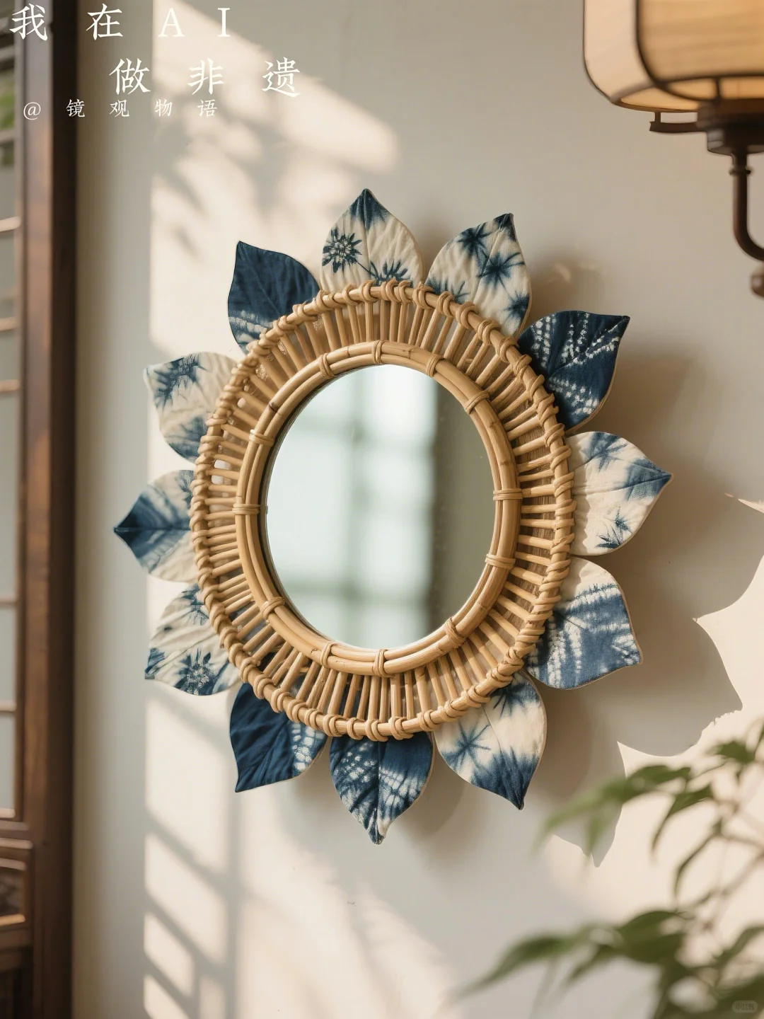 Aha这也是艺术｜给镜子装个向日葵?笑一笑吧