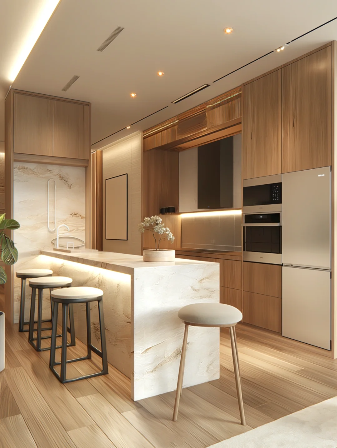 楼梯变成景观艺术品?有“月光”的家心情舒畅