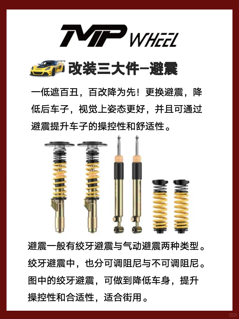 汽车改装必看 | 秒懂改装三大件?
