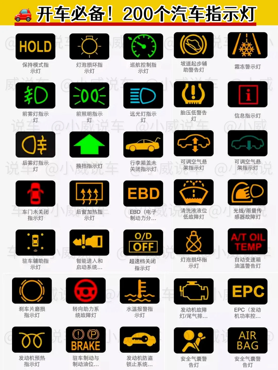 开了3年车，只会开大灯的姐妹看过来