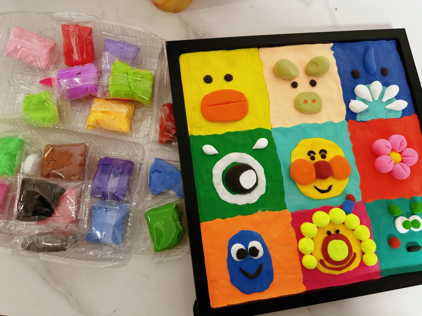 36色黏土画，十几块钱的快乐，轻松get～