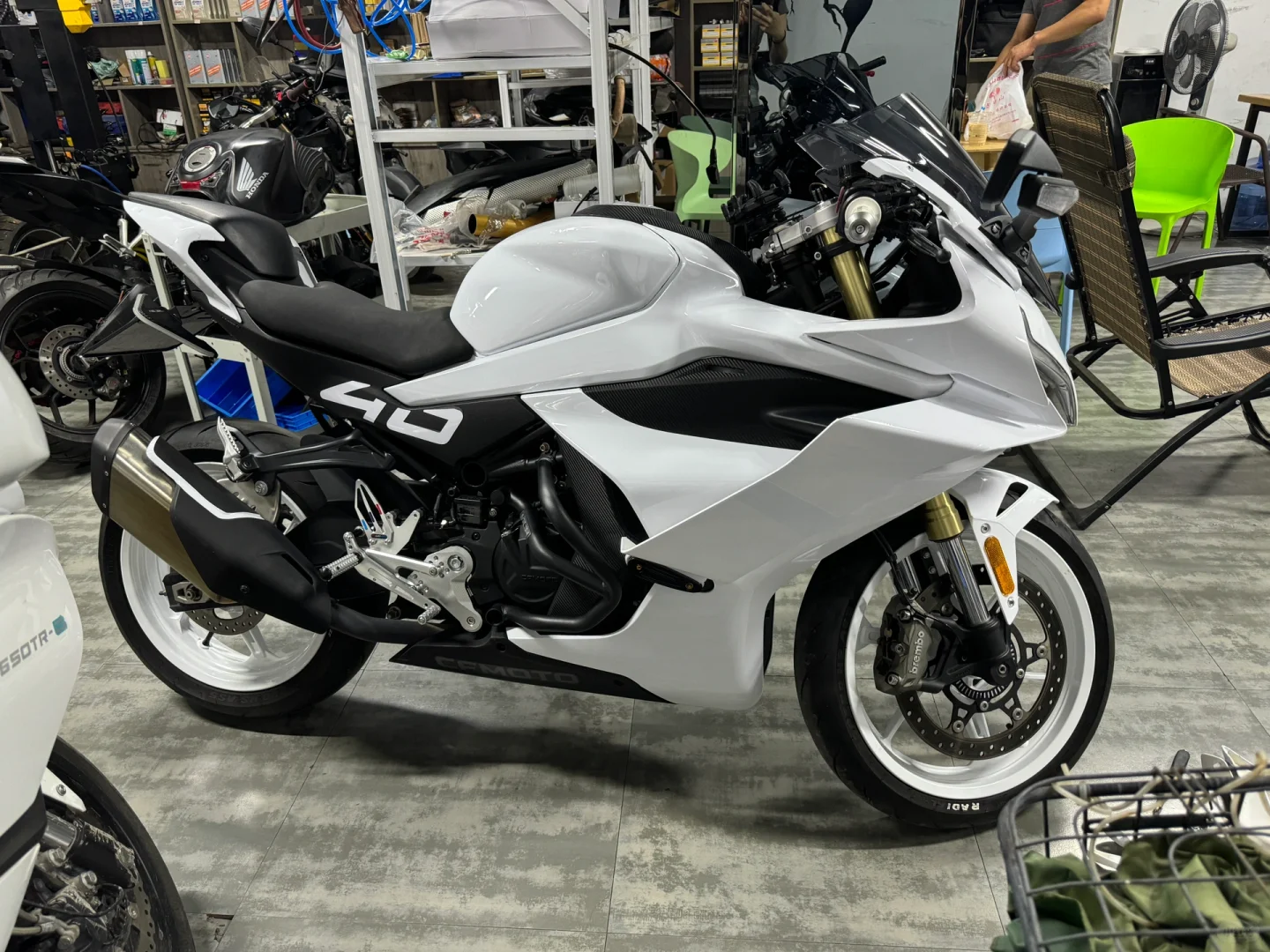 2万多的小摩托也可以超酷，450sr低成本改装